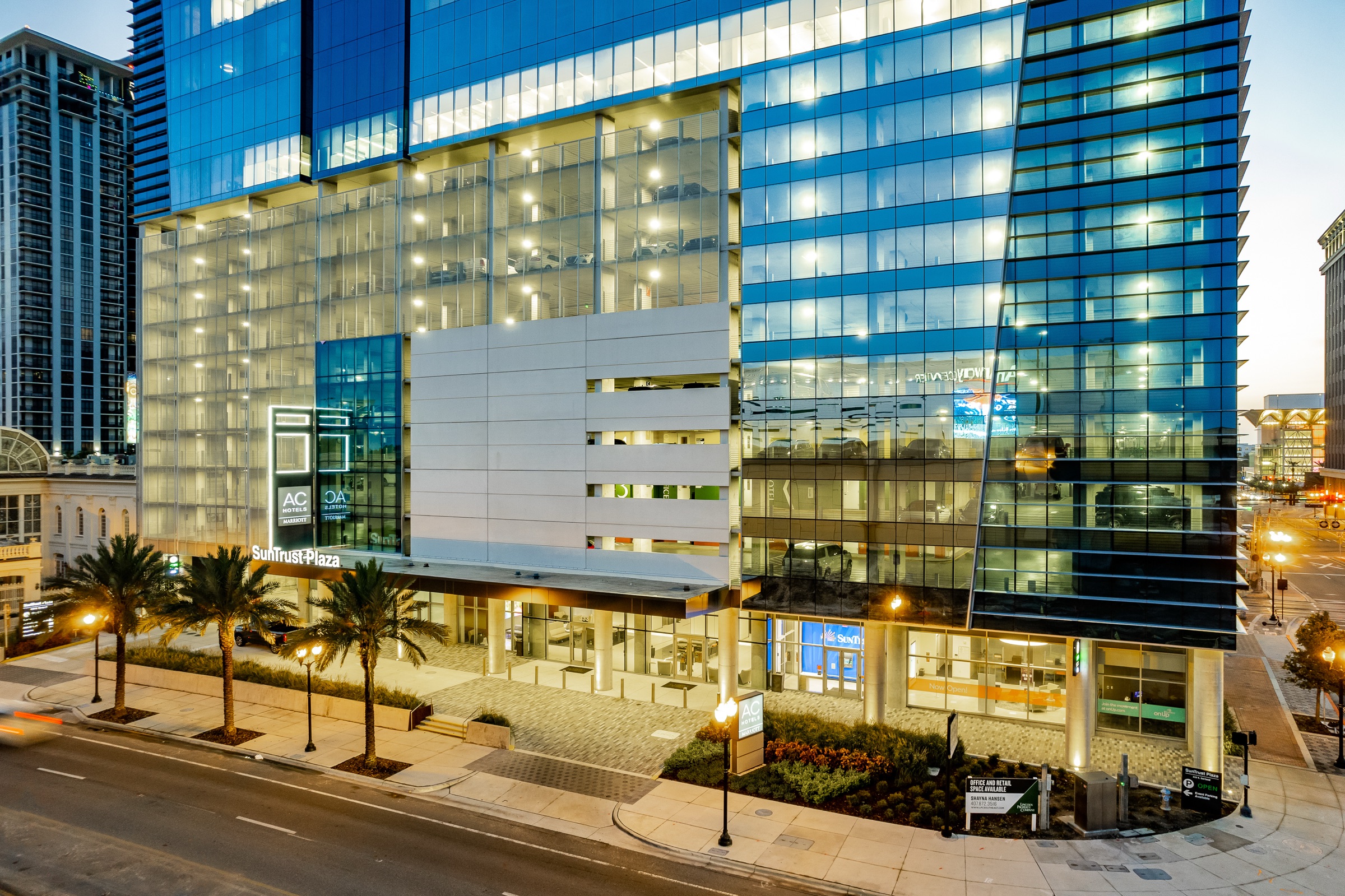Commercial glass tower exterior with polished architecture