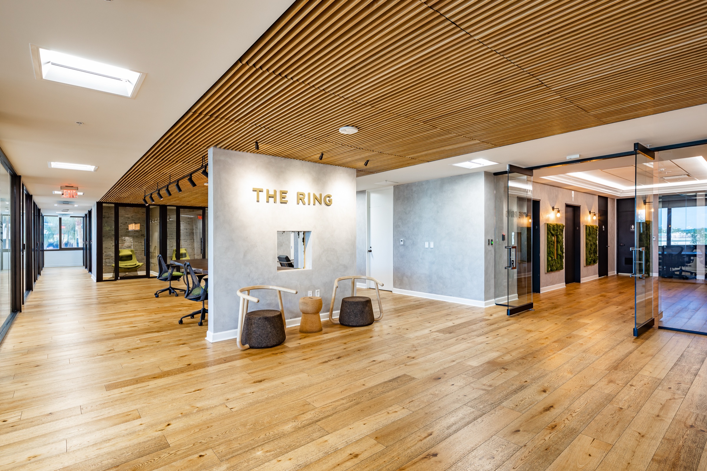 Commercial design-forward interior and workplace amenity